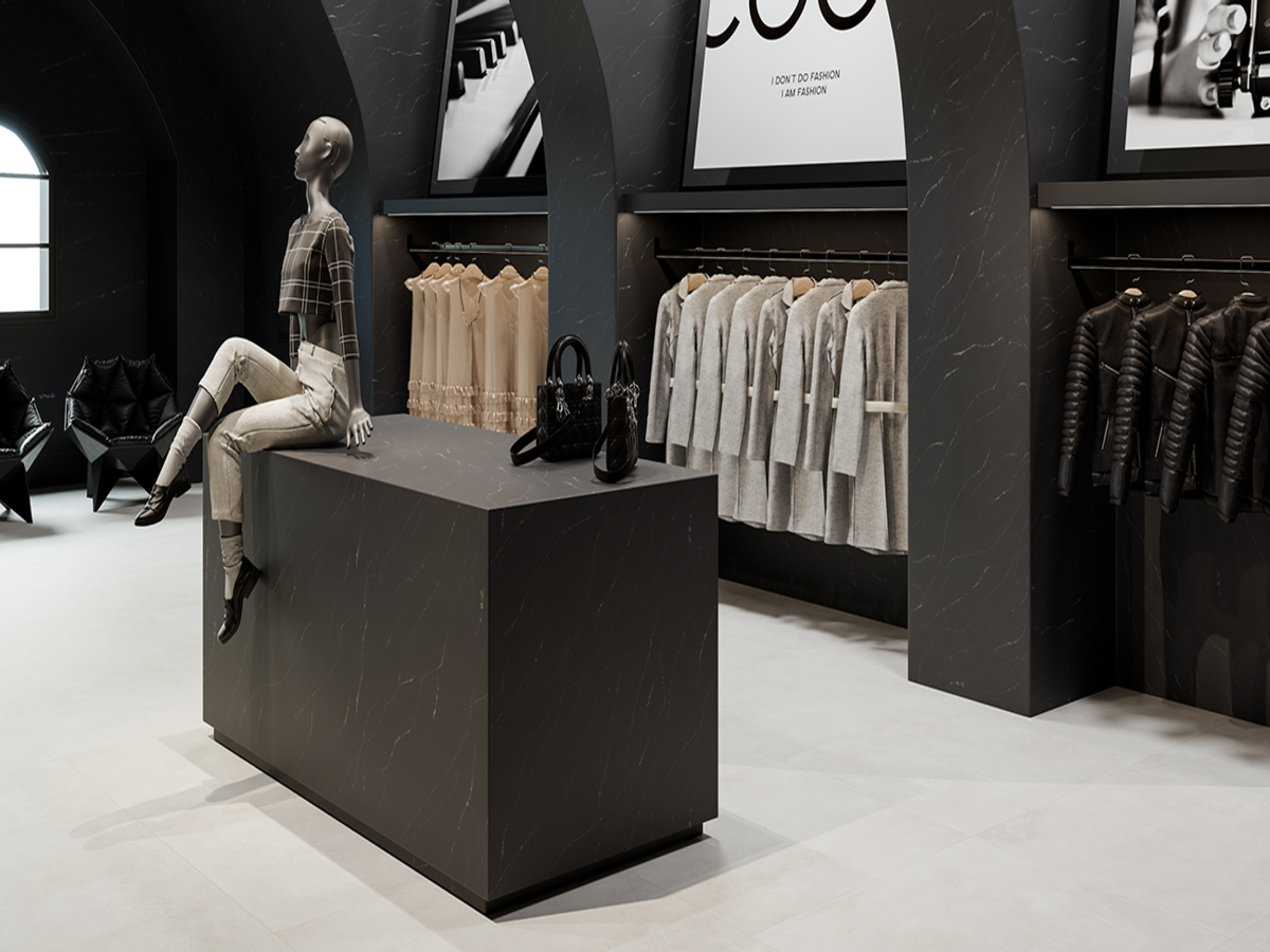 Timeless elegance and beauty of luxury retail marble